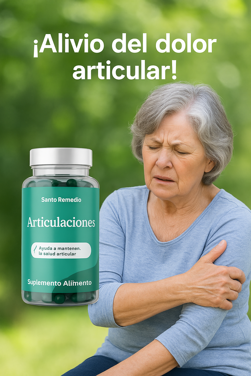 💚 Muévete con libertad otra vez Apoya la salud de tus articulaciones de forma natural y vuelve a disfrutar cada paso sin limitarte. Santo remedio Articulación x 60 caps